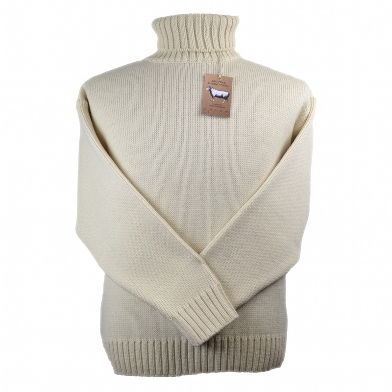 woolen roll neck jumper